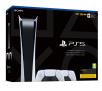 Konsola Sony PlayStation 5 Digital (PS5) + dodatkowy pad (biały) + słuchawki  PULSE 3D (szary kamuflaż)