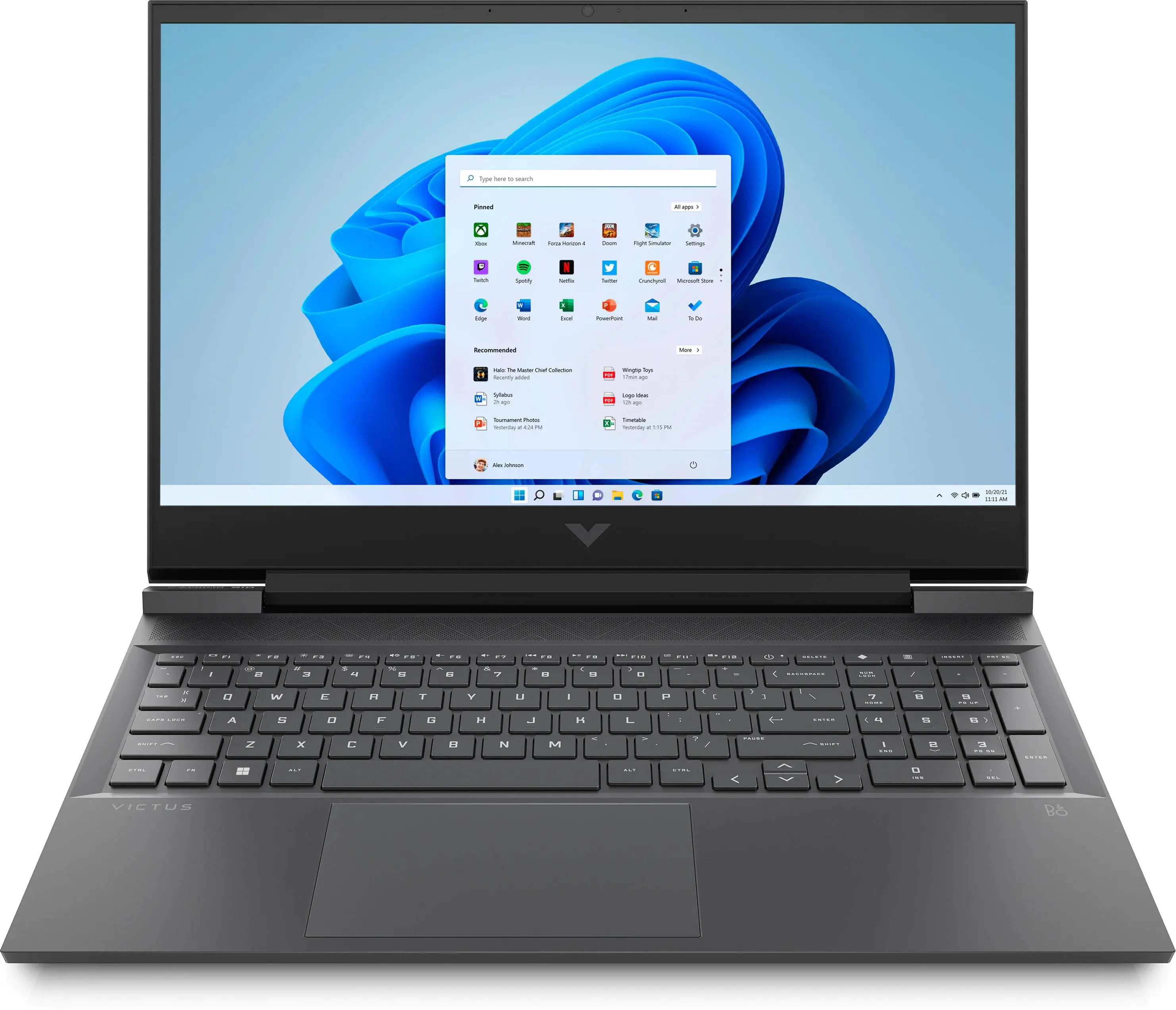 Laptop gamingowy HP Victus 16-d1122nw 16,1" 144Hz i5-12500H 16GB RAM 1TB Dysk SSD RTX3060 Win11 Czarno-srebrny