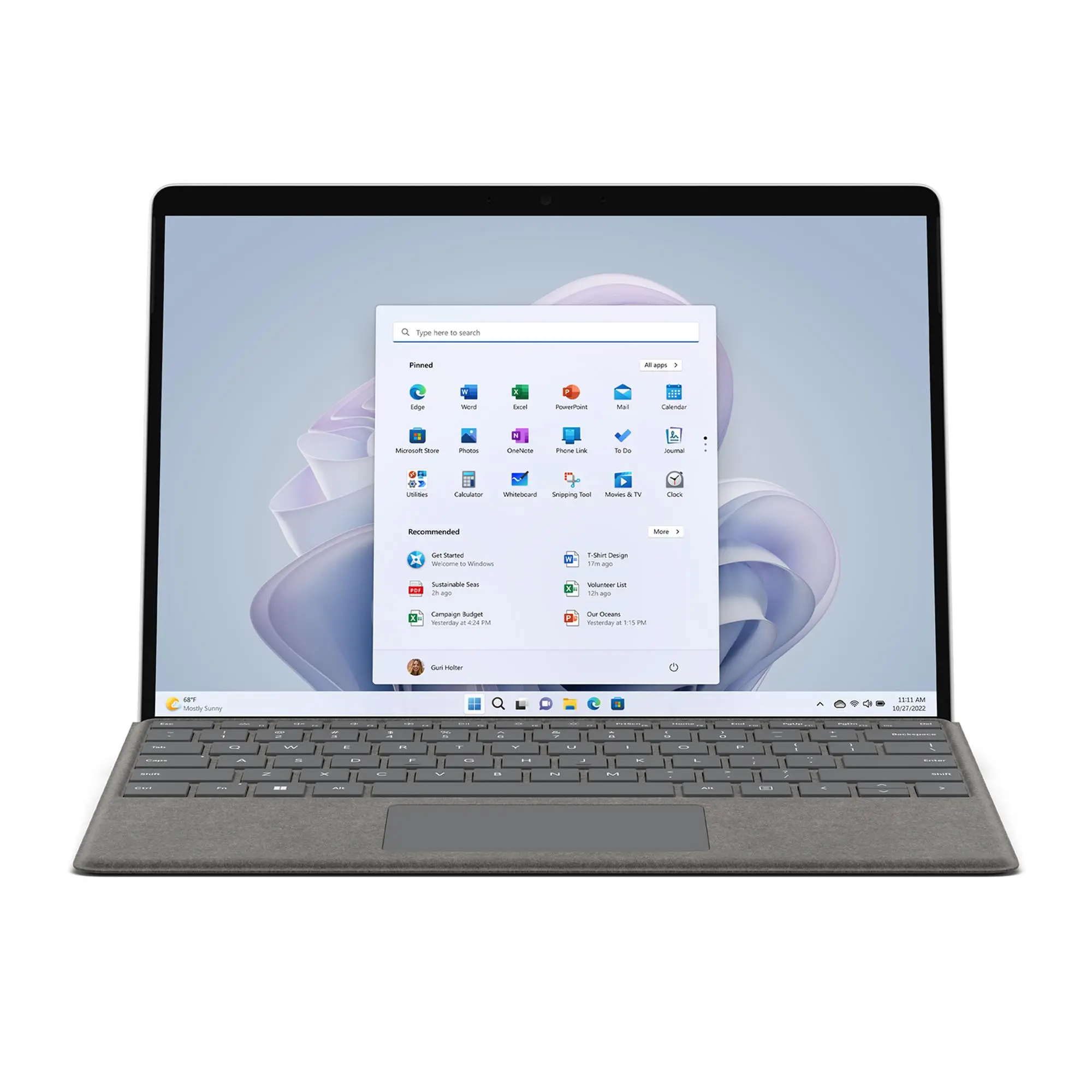 Laptop 2w1 Microsoft Surface Pro 9 13" i5-1235U 8GB RAM 256GB Dysk SSD Win11 Platynowy + klawiatura Platynowy