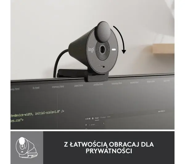 Logitech Brio 300  Grafitowy
