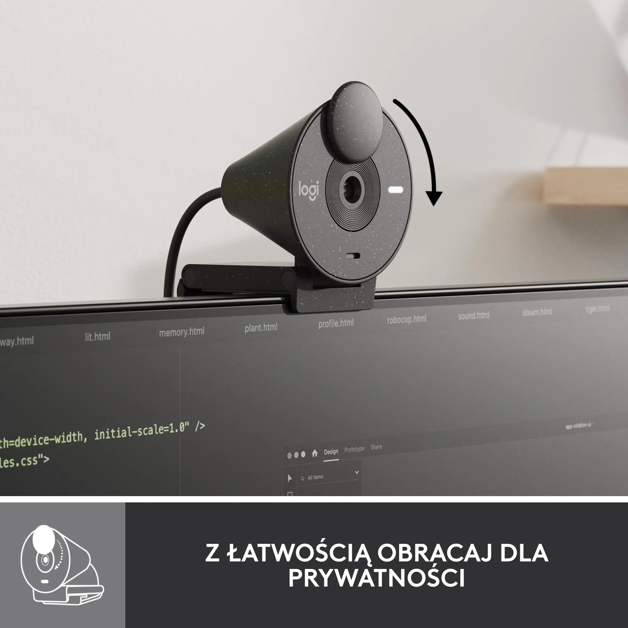 Kamera internetowa Logitech Brio 300  Grafitowy