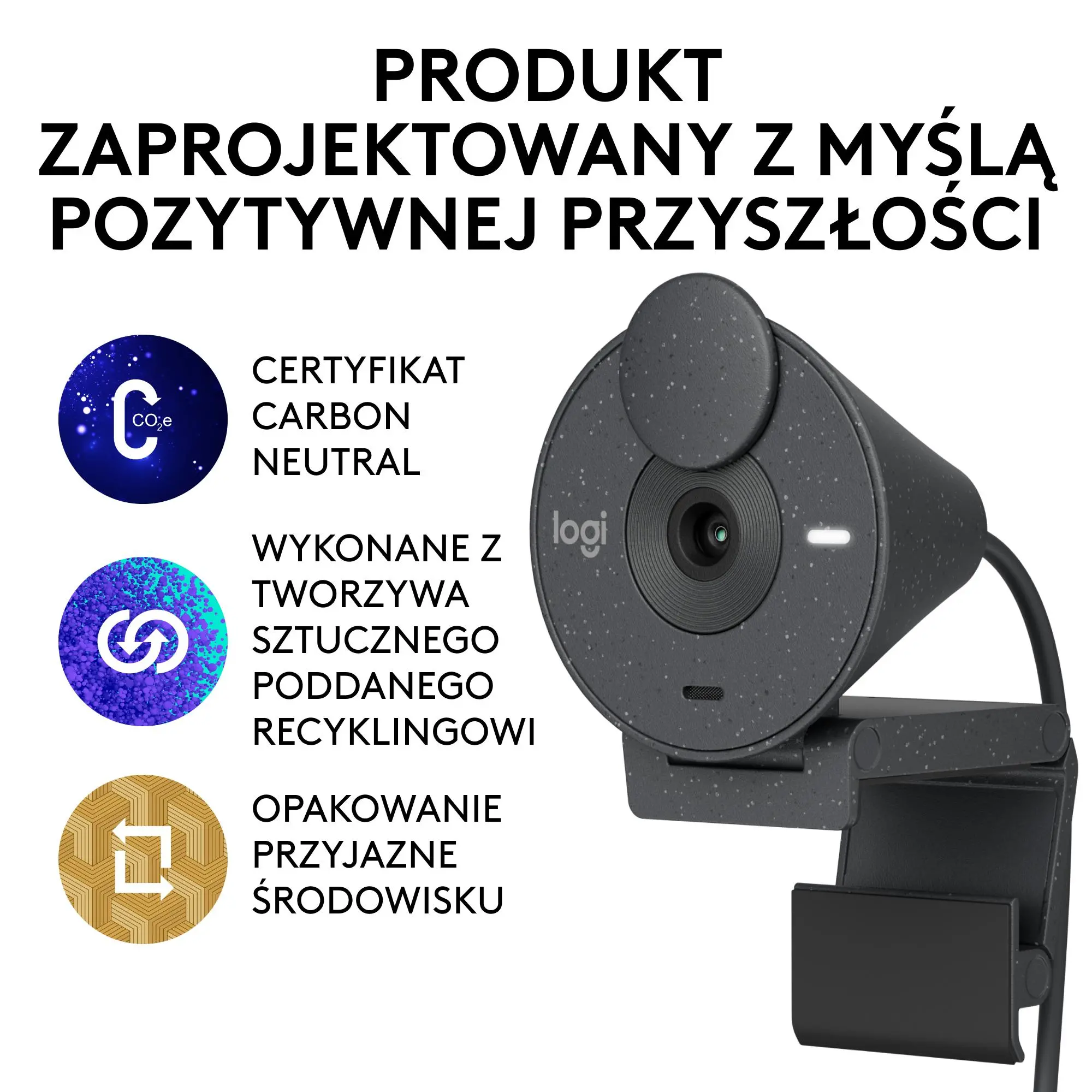 Kamera internetowa Logitech Brio 300  Grafitowy