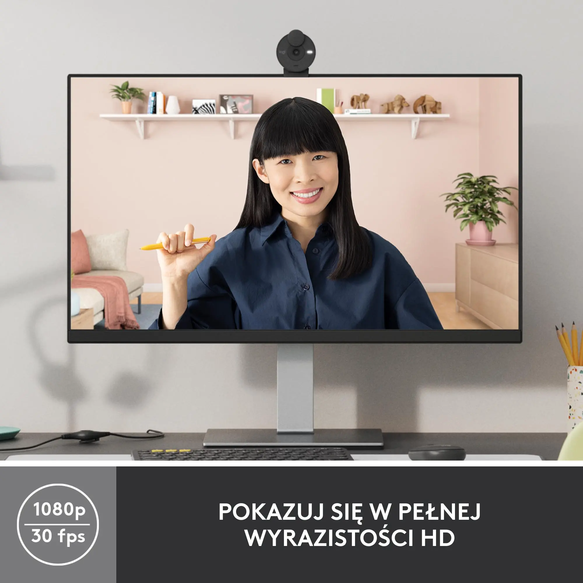 Kamera internetowa Logitech Brio 300  Grafitowy