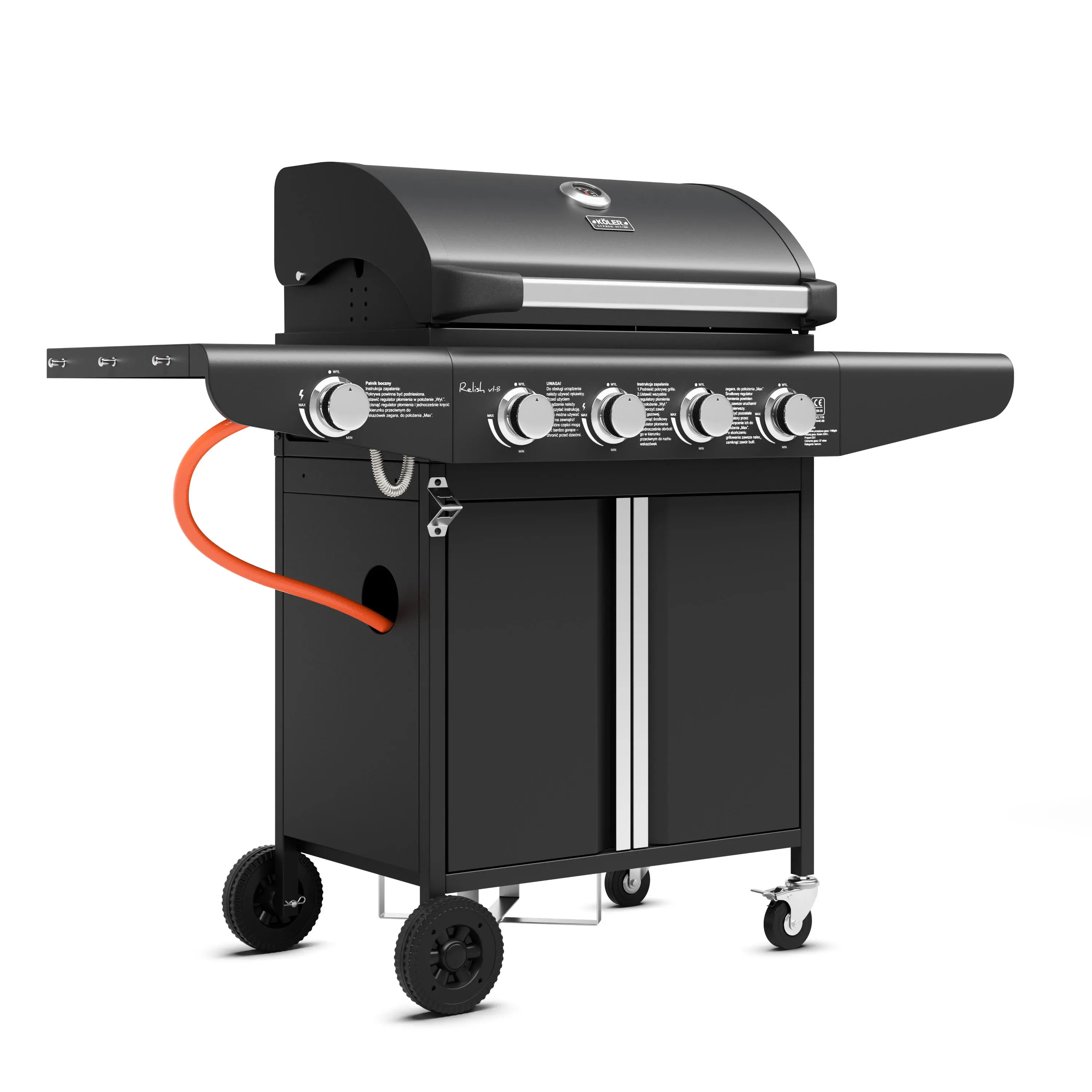 Grill gazowy Koler Relish v1 Czarny