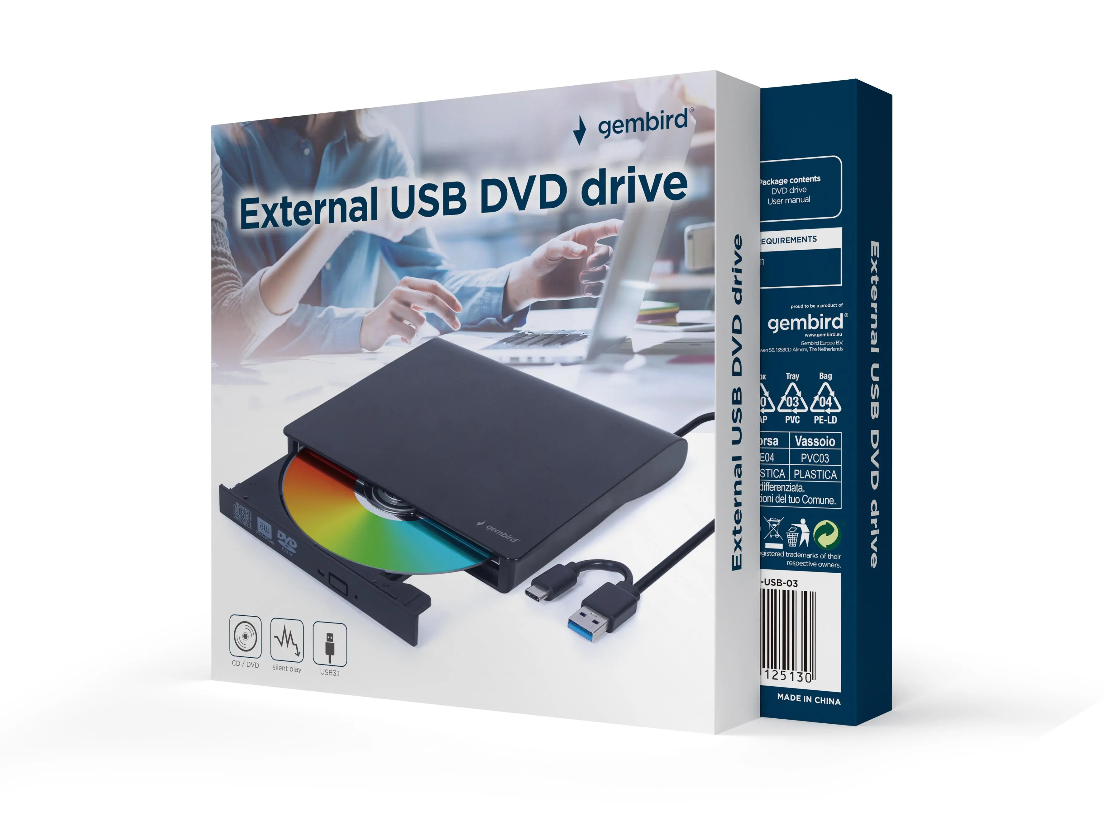 фото Дисковод DVD-RW Gembird DVD-USB-03