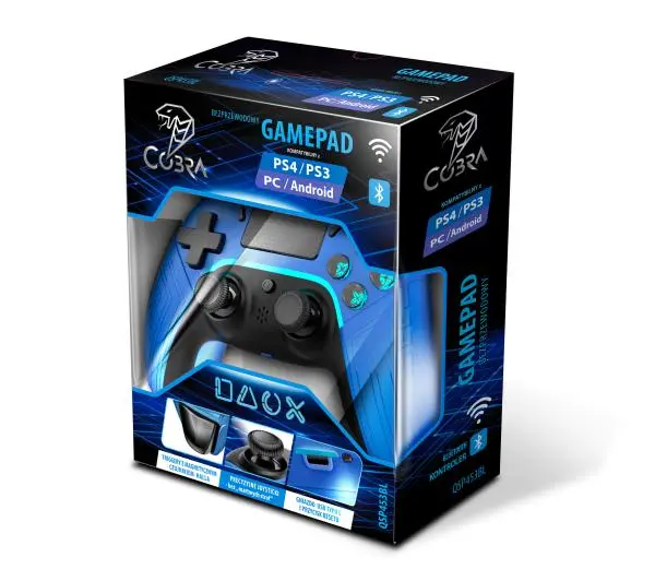 Cobra QSP453 do PS4, PS3, PC, Android Bezprzewodowy
