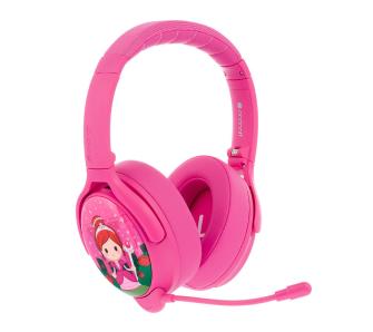 Słuchawki bezprzewodowe z mikrofonem BuddyPhones Cosmos Plus ANC dla dzieci Nauszne Różowy