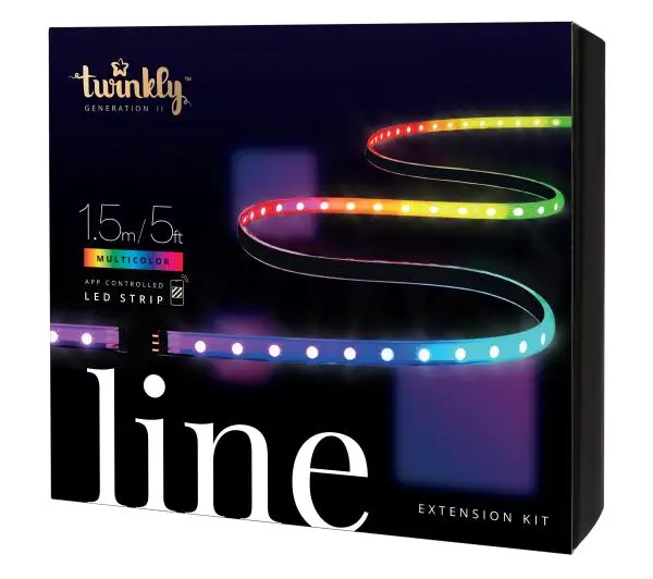 Twinkly Line 90 LED RGB 1,5m Czarny