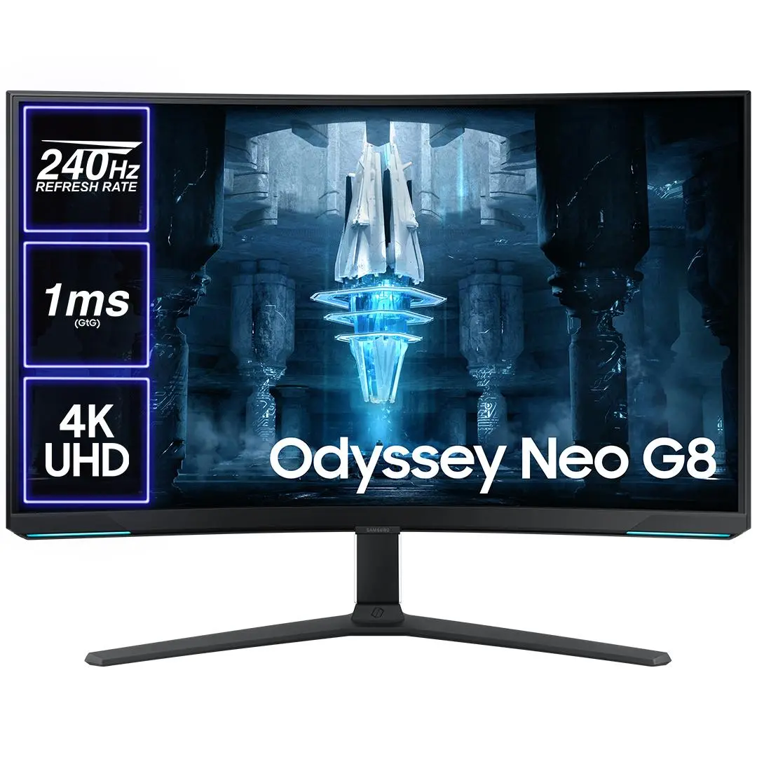 Monitor Samsung Odyssey Neo G8 S32BG850NP miniLED 32" 4K VA 240Hz 1ms Zakrzywiony Gamingowy