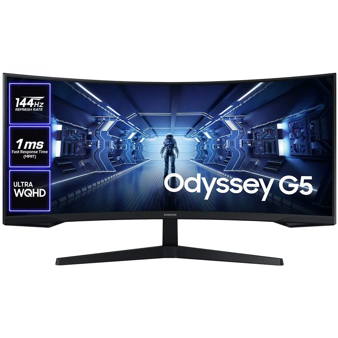 Monitor Samsung Odyssey G5 C34G55TWWP 34" UWQHD VA 165Hz 1ms MPRT Zakrzywiony Gamingowy