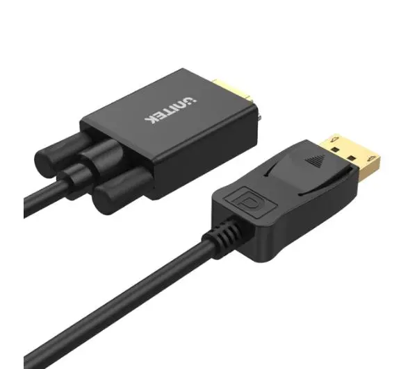 Unitek Y-5118F DisplayPort - VGA 1,8m Czarny