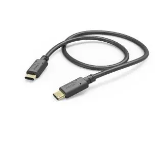 Hama USB-C do USB-C 1 m Czarny
