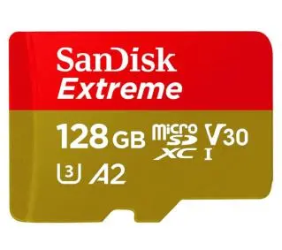 SANDISK microSDXC 128GB Extreme 190MB/s A2 C10 V30