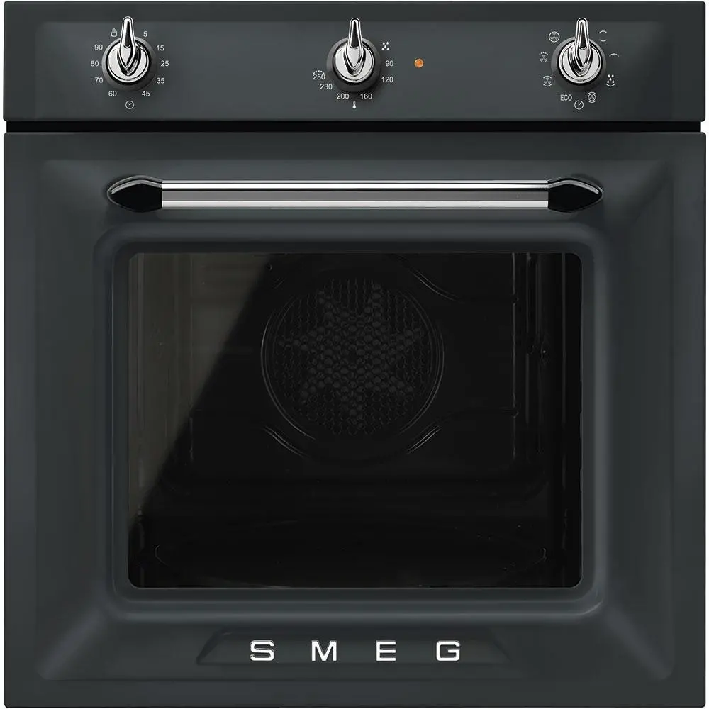 Piekarnik elektryczny Smeg Victoria SF69M3TNO Termoobieg Czarny