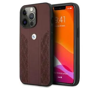 BMW Leather Curve Perforate BMHCP13LRSPPR do iPhone 13 Pro /13