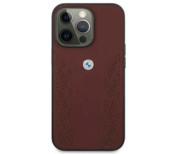 BMW Leather Curve Perforate BMHCP13LRSPPR do iPhone 13 Pro /13