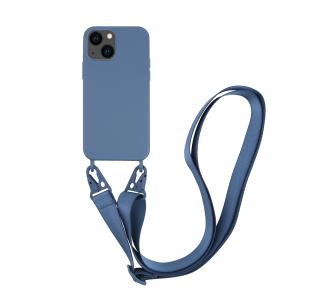 Etui Vivanco Necklace Cover do iPhone 13 mini Niebieski