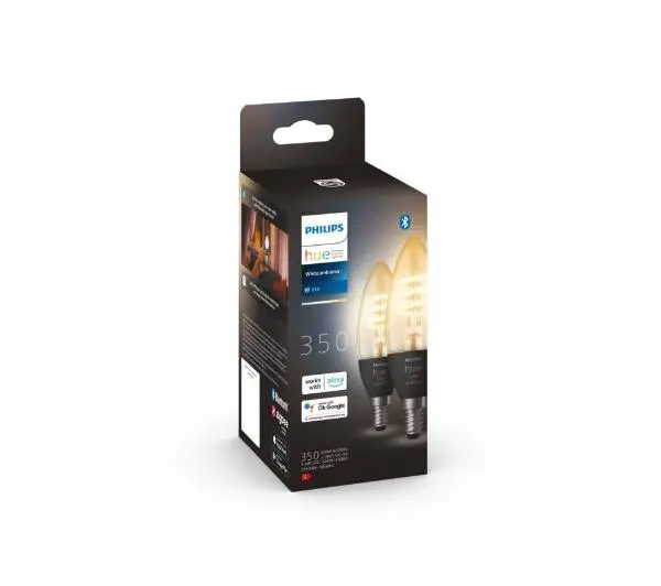 Philips Hue White Ambiance Filament E14 2 szt.