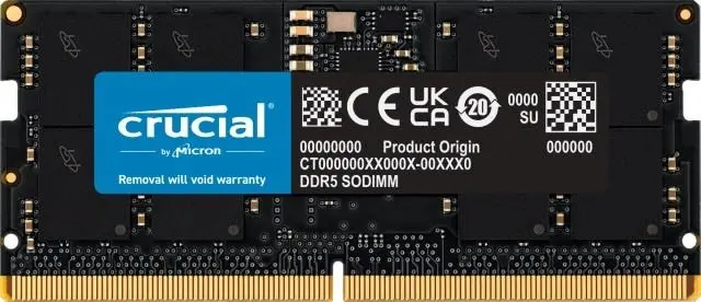 Pamięć Crucial DDR5 16GB 5600 CL46 SODIMM Czarny
