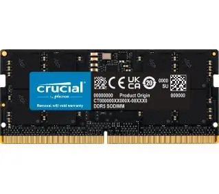 Crucial DDR5 16GB 5600 CL46 SODIMM Czarny - Kup na Raty - RRSO 0%