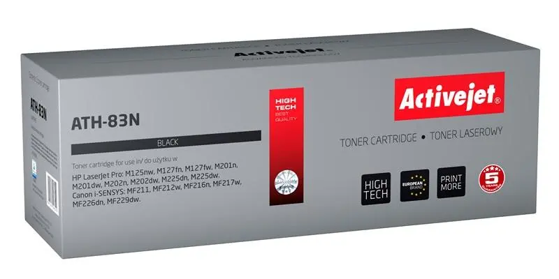 Toner ActiveJet ATH-83N (zamiennik CF283A nr 83A) Czarny