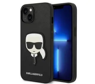 Karl Lagerfeld Saffiano Karl`s Head Patch KLHCP14MSAPKHK do iPhone 14 Plus