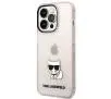 Etui Karl Lagerfeld Transparent Choupette Body KLHCP14XCTTRI do iPhone 14 Pro Max