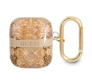 Guess Paisley Strap Collection G do AirPods Złoty