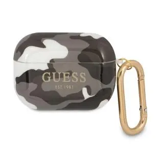 Guess Camo Collection do AirPods Pro Czarny moro