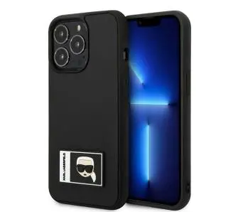 Etui Karl Lagerfeld Ikonik Patch KLHCP13L3DKPK do iPhone 13 Pro / 13