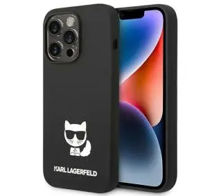 Karl Lagerfeld Silicone Choupette Body KLHCP14LSLCTBK do iPhone 14 Pro