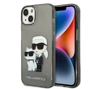 Etui Karl Lagerfeld Glitter Karl&Choupette KLHCP14MHNKCTGK do iPhone 14 Plus