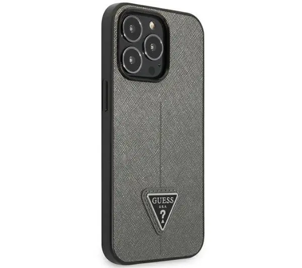 Guess Saffiano Triangle Logo GUHCP14LPSATLG do iPhone 14 Pro