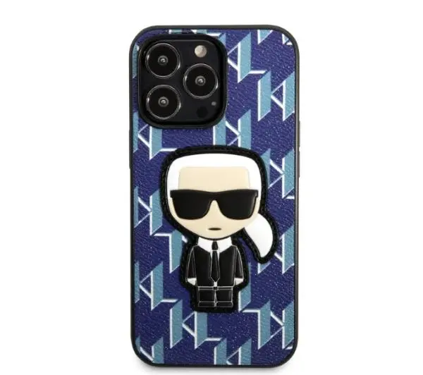 Karl Lagerfeld Monogram Ikonik Patch KLHCP13LPMNIKBL do iPhone 13 Pro / 13