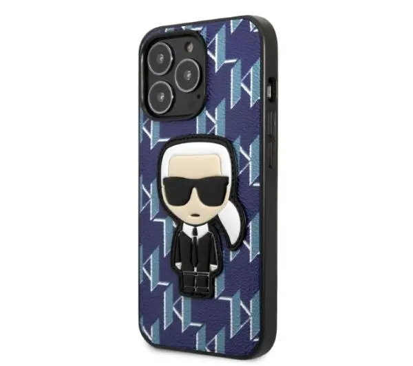 Karl Lagerfeld Monogram Ikonik Patch KLHCP13LPMNIKBL do iPhone 13 Pro / 13