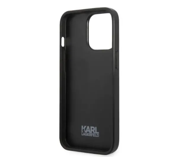 Karl Lagerfeld Monogram Ikonik Patch KLHCP13LPMNIKBL do iPhone 13 Pro / 13