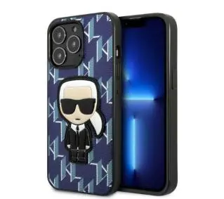 Karl Lagerfeld Monogram Ikonik Patch KLHCP13LPMNIKBL do iPhone 13 Pro / 13