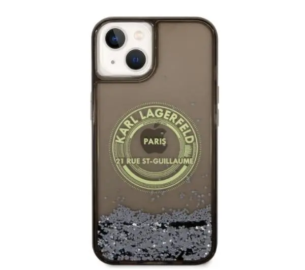 Karl Lagerfeld Liquid Glitter RSG KLHCP14SLCRSGRK do iPhone 14