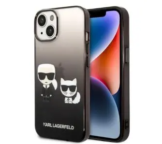 Etui Karl Lagerfeld Gradient Ikonik Karl & Choupette KLHCP14MTGKCK do iPhone 14 Plus