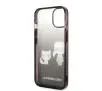 Etui Karl Lagerfeld Gradient Ikonik Karl & Choupette KLHCP14MTGKCK do iPhone 14 Plus