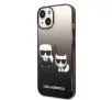 Etui Karl Lagerfeld Gradient Ikonik Karl & Choupette KLHCP14MTGKCK do iPhone 14 Plus