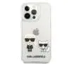 Etui Karl Lagerfeld Transparent Karl & Choupette KLHCP13XCKTR do iPhone 13 Pro Max