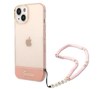 Etui Guess Translucent Pearl Strap GUHCP14MHGCOHP do iPhone 14 Plus
