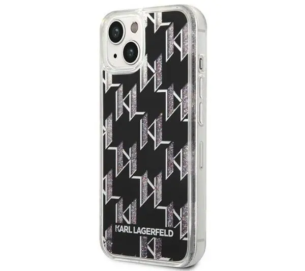 Karl Lagerfeld Liquid Glitter Monogram KLHCP14SLMNMK do iPhone 14