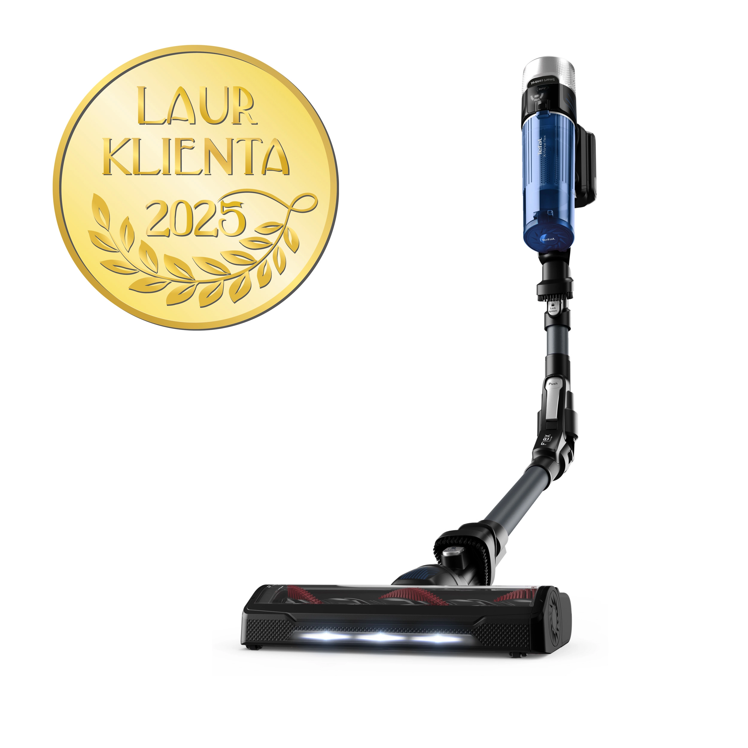 Odkurzacz Tefal X-Force Flex 9.60 Aqua TY20C7 45min Funkcja mycia Wymienny akumulator Mini elektroszczotka