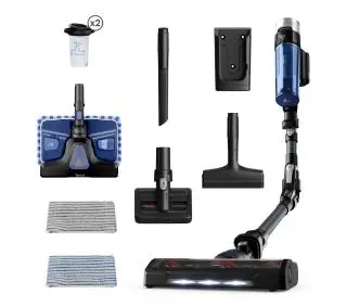 Tefal X-Force Flex 9.60 Aqua TY20C7 45min Funkcja mycia Wymienny akumulator Mini elektroszczotka - Kup na Raty - RRSO 0%