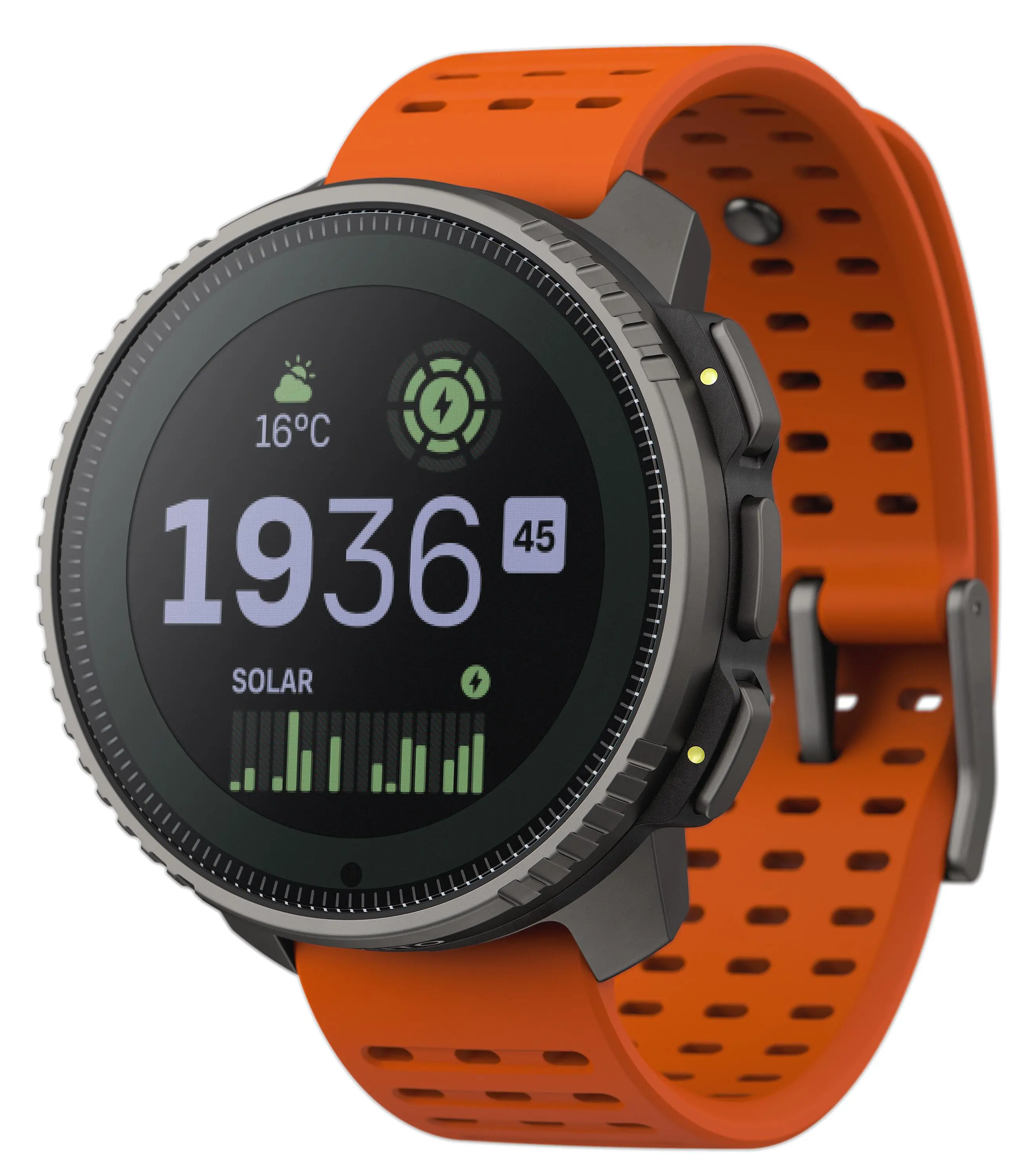 Zegarek sportowy Suunto Vertical Titan Solar 49mm GPS Pomarańczowy