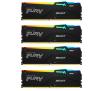 Pamięć RAM Kingston FURY Beast RGB DDR5 64GB (4 x 16GB) 5600 CL40 Czarny
