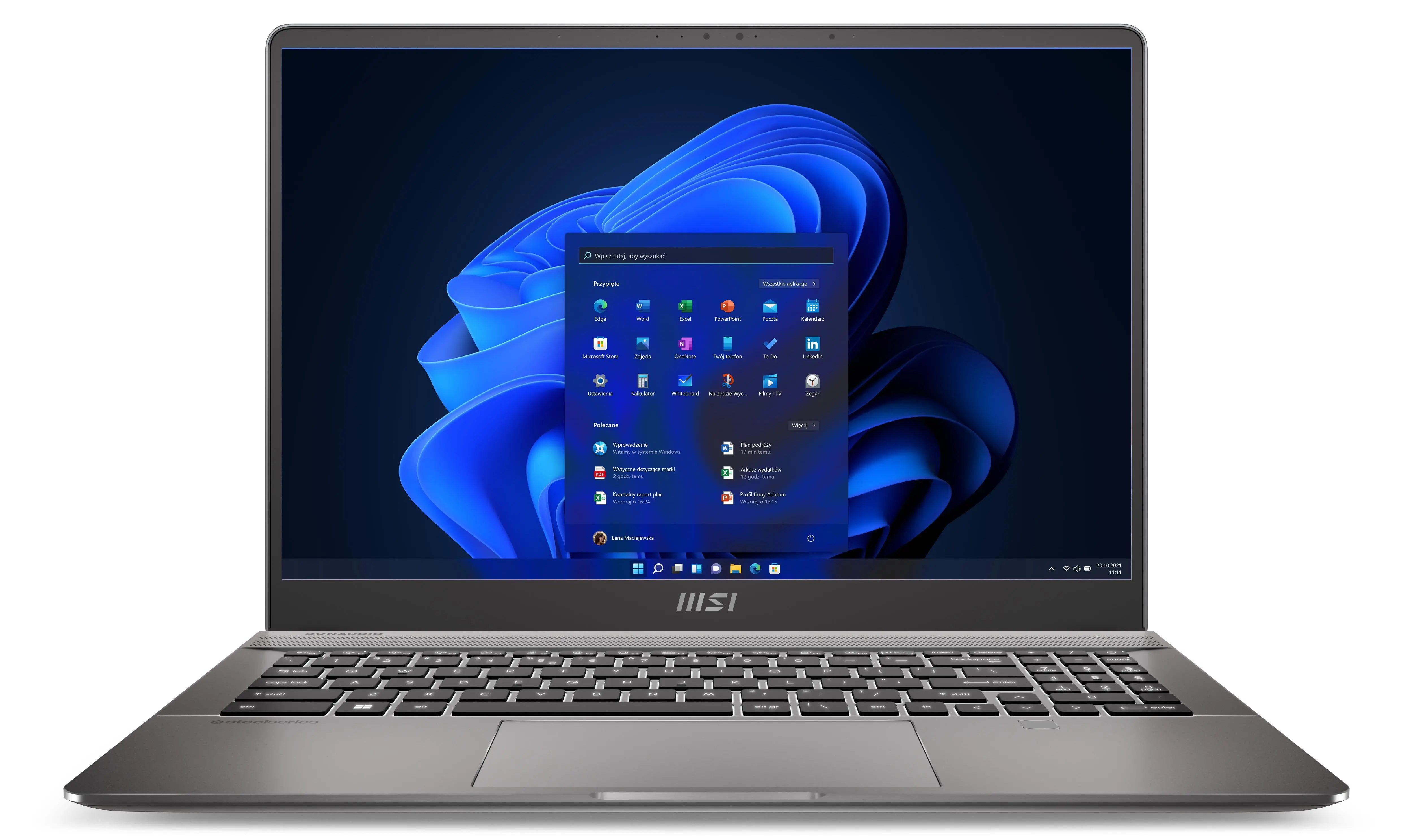 Laptop 2w1 MSI Creator Z16 HX Studio B13VFTO-002PL 16" 120Hz i7-13700HX 32GB RAM 2TB Dysk SSD RTX4060 DLSS3 Win11 Pro Szary