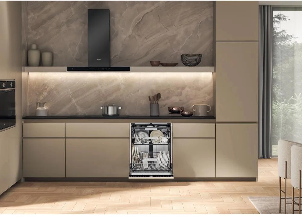 Zmywarka Whirlpool W7I HF60 TUS MaxiSpace 60cm Automatyczne otwieranie drzwi szufada na sztućce